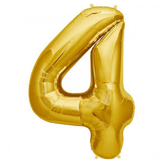 Balloon Number 4 The Webshop Of Curaçao To Shop Your Surprises